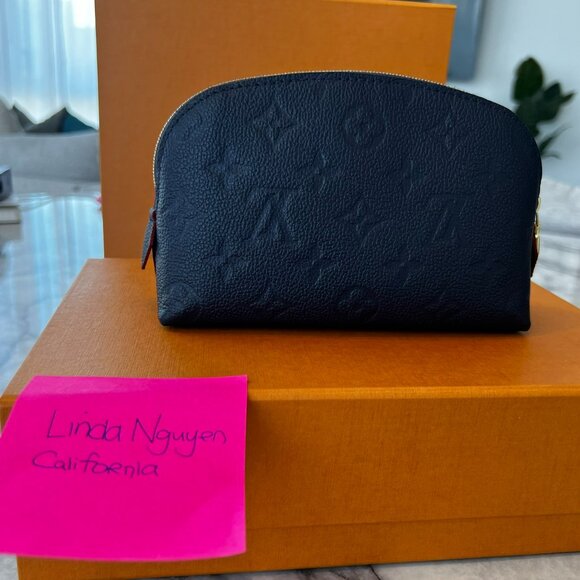 Louis Vuitton Empreinte Cosmetic Pouch Marine Rouge M69413 - Picture 2 of 5